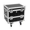 ROADINGER Flightcase 8x IP PIX Strobe RGB CW+WW with wheels