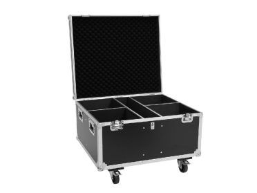ROADINGER Flightcase 4x THA-100F MK3 with wheels