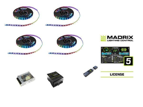 EUROLITE Set Pixel Strip RGB incl. Madrix Start