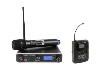 OMNITRONIC Set UHF-301 Receiver + Transmitter 823-832/863-865 MHz