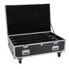 ROADINGER Flightcase PRO 4x LED BAR-8 SWING with wheels